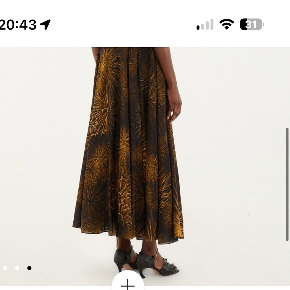 Farm Rio: Black Fireworks Sleeveless Open Back Maxi Dress - Picture 6 of 14